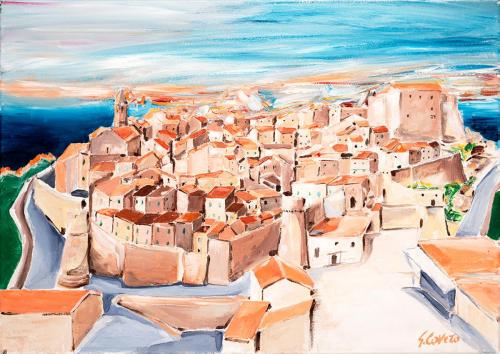 20 Il-Castello-2024-acrilico-su-tela-70-x-50-cm