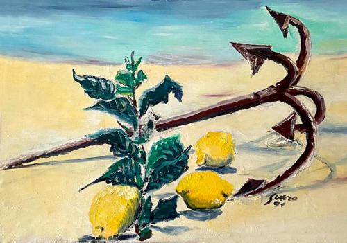 30 Lancora-di-mio-nonno-1991-olio-su-tela-60-x-40-cm